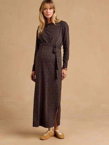 Robe longue de grossesse chocolat - Envie De Fraise - Modalova