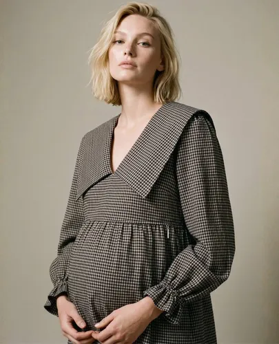 Blouse De Grossesse Et D'allaitement Amandine /noir - Cache Coeur - Modalova