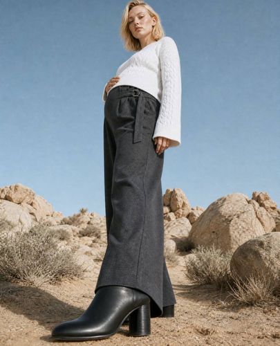 Pantalon De Grossesse Wide Leg Cleo - Cache Coeur - Modalova