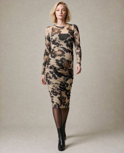 Robe De Grossesse Et Allaitement Vanessa - Cache Coeur - Modalova