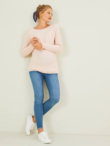 Jean de grossesse skinny effiloché denim bleached - Vertbaudet - Modalova