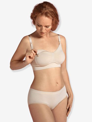 Soutien-gorge grossesse et allaitement à mémoire de forme chair (honey) - Carriwell - Modalova