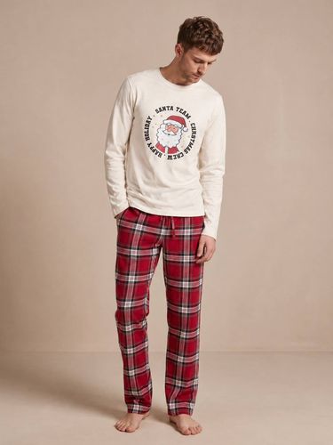 Pyjama homme Capsule Famille écru - Vertbaudet - Modalova