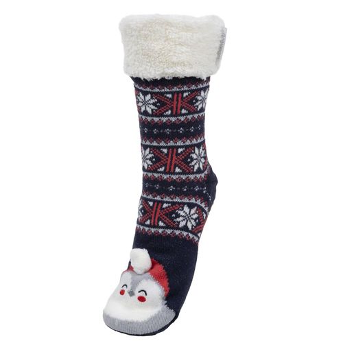 Chaussettes D'intérieur Jacquard Marine - Isotoner - Modalova