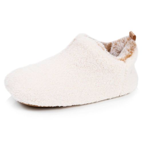 Chaussons Bottillons Ultra Confortables Ivoire - Isotoner - Modalova