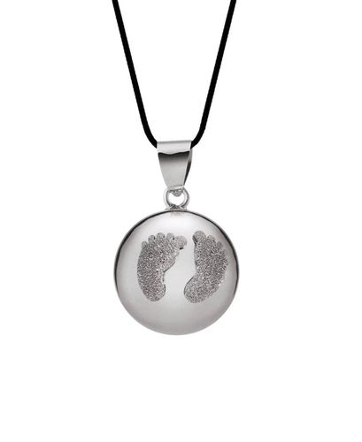 Bola De Grossesse Babyfeet Black Rhodium - Cache Coeur - Modalova