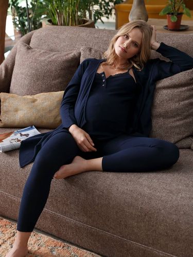 Ensemble 3 pièces homewear grossesse et allaitement - Vertbaudet - Modalova