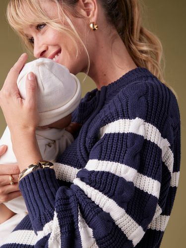Pull grossesse style marinière marine - Envie De Fraise - Modalova