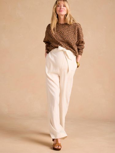 Pantalon de grossesse large matière légère avec lin - Envie De Fraise - Modalova