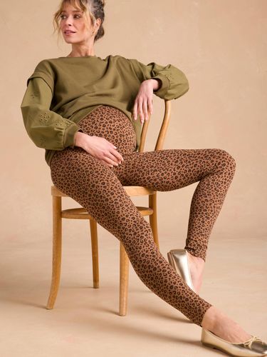 Legging Grossesse Léopard beige - Envie De Fraise - Modalova