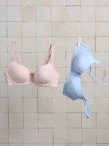 Lot de 2 soutiens-gorge de grossesse avec armatures en coton biologique* - Vertbaudet - Modalova