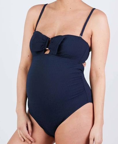 Maillot De Bain De Grossesse Bamboo Marine - Cache Coeur - Modalova