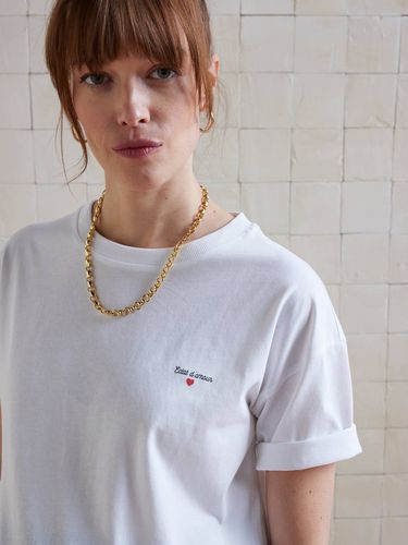 T-shirt de grossesse uni en coton - Vertbaudet - Modalova