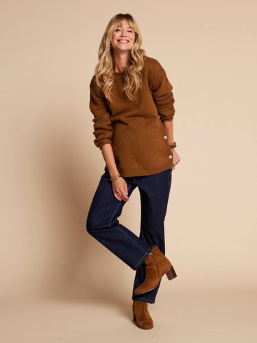 Pull fantaisie grossesse et allaitement olive - Envie De Fraise - Modalova