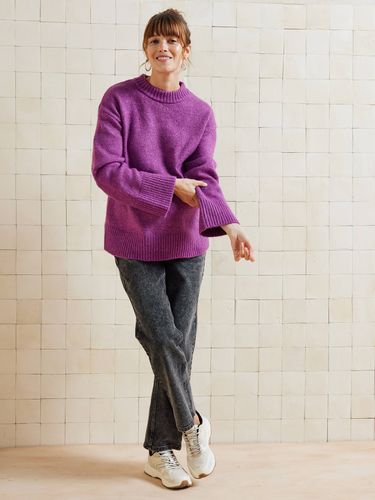 Jean de grossesse droit bandeau sans couture denim - Vertbaudet - Modalova