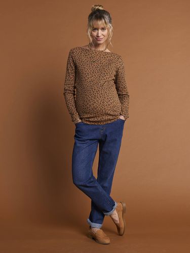 Jean de grossesse droit bandeau Seamless denim brut - Envie De Fraise - Modalova