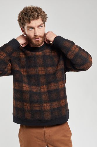 Sweat à carreaux - laine bouillie - ARMOR-LUX - Modalova