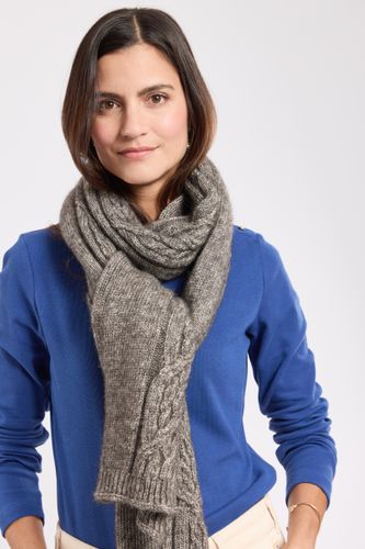 Echarpe avec torsades - coton et laine - ARMOR LUX FR - Modalova