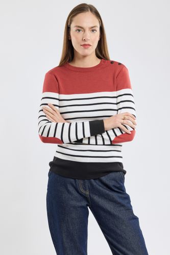 Pull marin avec coudières - laine - ARMOR LUX FR - Modalova