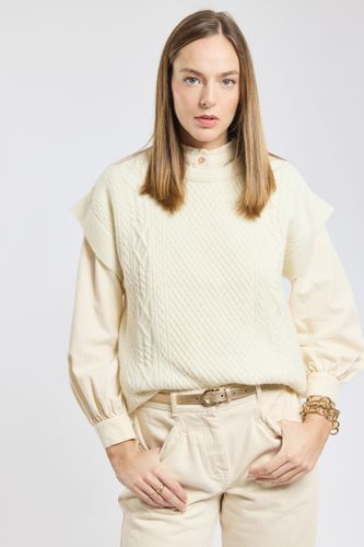 Pull torsades sans manche - laine - ARMOR LUX FR - Modalova