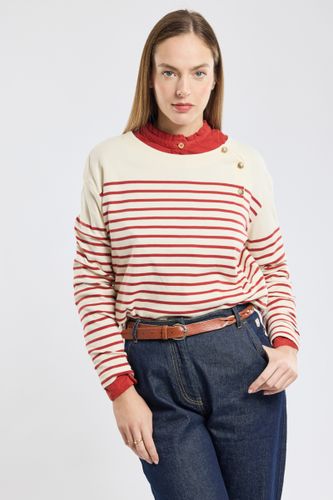 Marinière col boutonné - coton épais - ARMOR LUX FR - Modalova