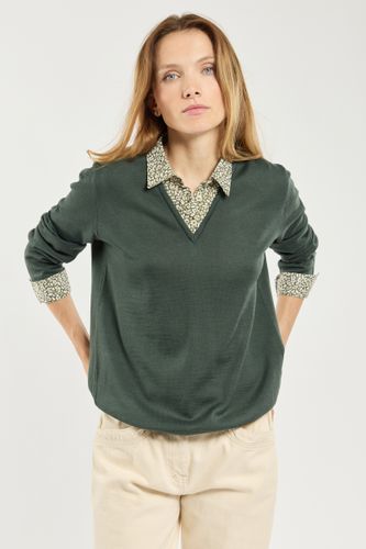 Pull trompe l'oeil - laine - ARMOR LUX FR - Modalova