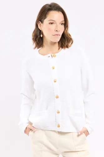 Cardigan maille texturée - coton - ARMOR LUX FR - Modalova