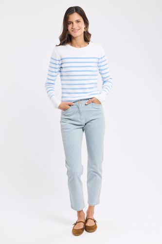 Pantalon rayé 7/8 - coton - ARMOR-LUX - Modalova
