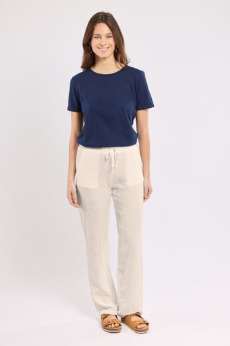 Pantalon taille élastique - lin - ARMOR-LUX - Modalova