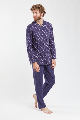 ARMOR-LUX Pyjama long - Jersey imprimé drapeaux S - Armor Lux - Modalova