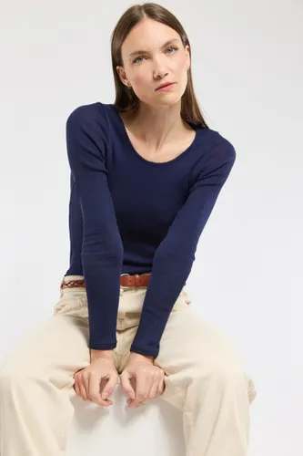T-shirt manches longues - laine et soie - ARMOR LUX FR - Modalova