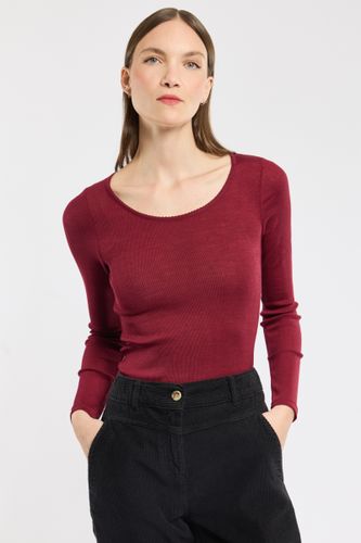 T-shirt manches longues - laine et soie - ARMOR LUX FR - Modalova