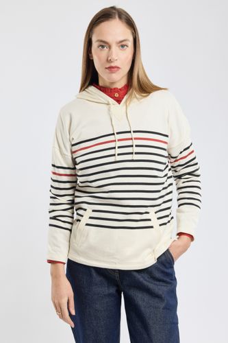 Sweat rayé à capuche - coton rustique - ARMOR LUX FR - Modalova