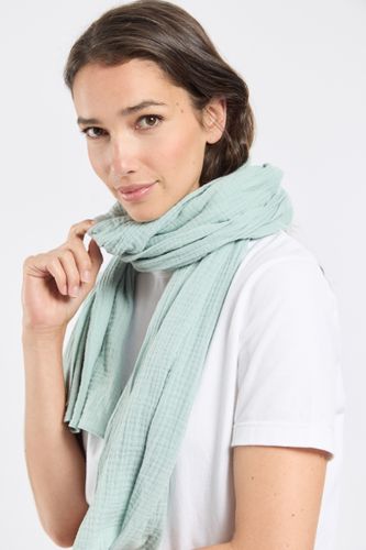Foulard JORLYNE - gaze de coton - BERMUDES - Modalova