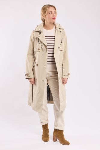Trench long BEAUCE - polyester recyclé - BERMUDES - Modalova
