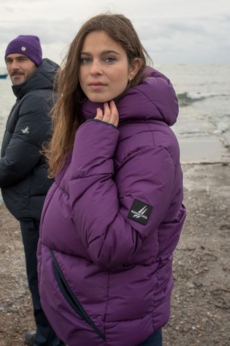 Doudoune à capuche HARDROCK - polyamide recyclé - BERMUDES - Modalova