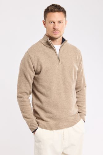Pull col montant zippé manches longues - laine - ARMOR LUX FR - Modalova