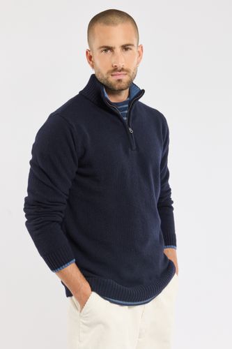 Pull col montant zippé - laine - ARMOR LUX FR - Modalova