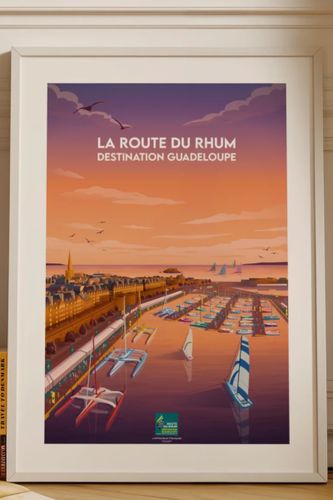 Affiche Départ à Saint-Malo - ARMOR LUX FR - Modalova