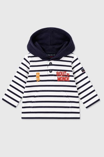 Marinière à capuche bébé - coton - ARMOR-LUX - Modalova