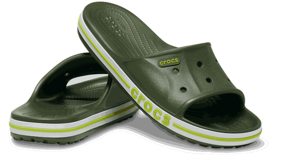 Bayaband Slides Unisex Army Green 42 - Crocs - Modalova