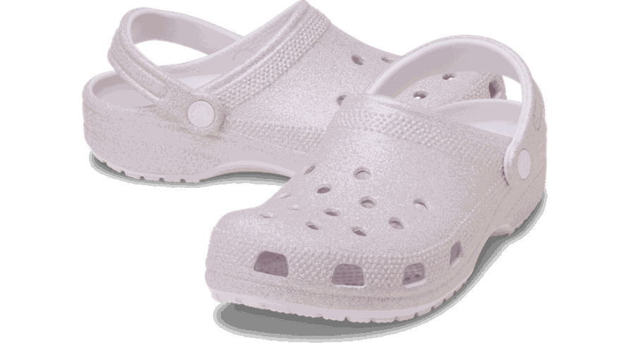 Classic Glitter Sabots Unisex Grape Ice 42 - Crocs - Modalova