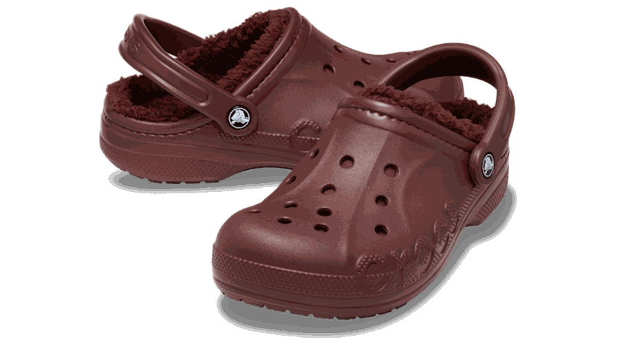 Baya Lined Sabots Unisex Dark Clay 45 - Crocs - Modalova