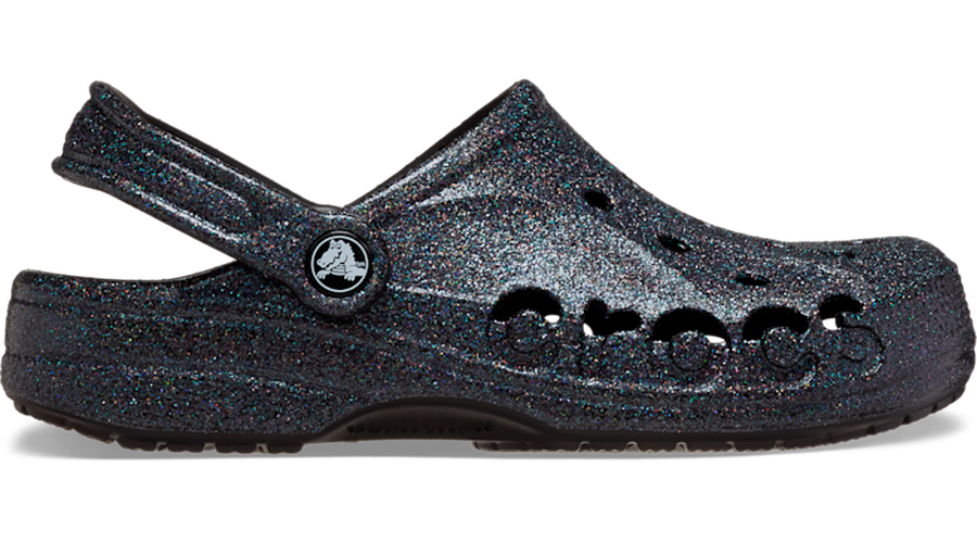 Baya Glitter Sabots Unisex Black 36 - Crocs - Modalova