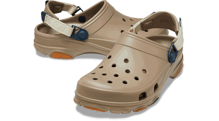 All-Terrain Sabots Unisex Khaki / Multi 36 - Crocs - Modalova