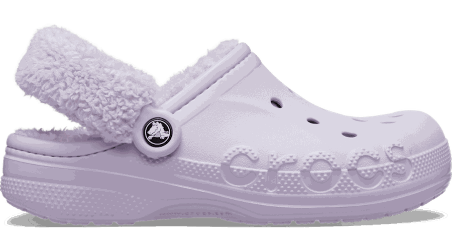Baya Lined Fuzz-Strap Sabots Unisex Lavender 43 - Crocs - Modalova