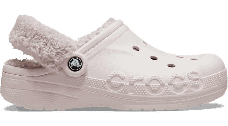 Baya Lined Fuzz-Strap Sabots Unisex Barely Pink 37 - Crocs - Modalova