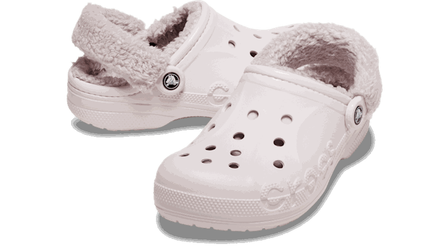 Baya Lined Fuzz-Strap Sabots Unisex Barely Pink 36 - Crocs - Modalova