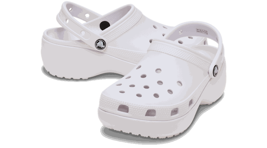Classic Platform Sabots s Grape Ice 33 - Crocs - Modalova