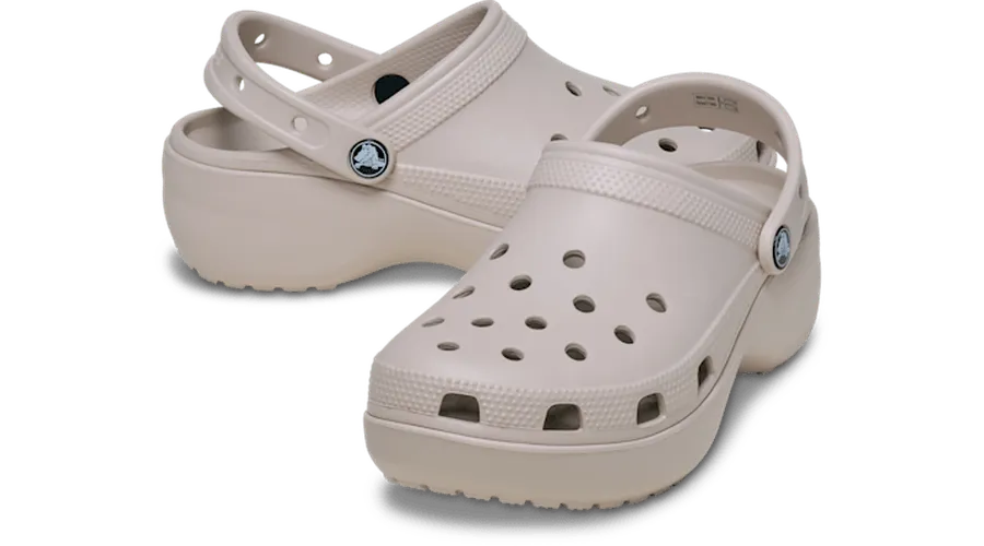 Classic Platform Sabots s Cocoa Crème 33 - Crocs - Modalova